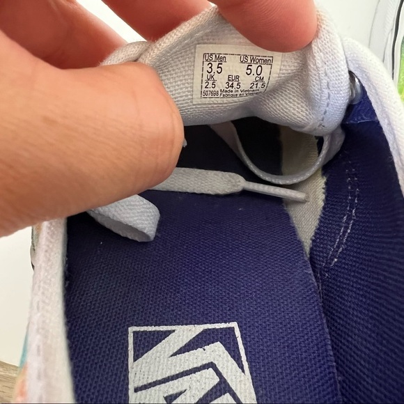 Vans Unisex Retro Sneakers multicolor Womens Size 5 - Picture 11 of 11